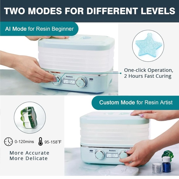 COPY - Resiners Resin Curing Machine, Cure Ⅰ, Auto Curing 2 hours Resin Dryer M… - Picture 2 of 6